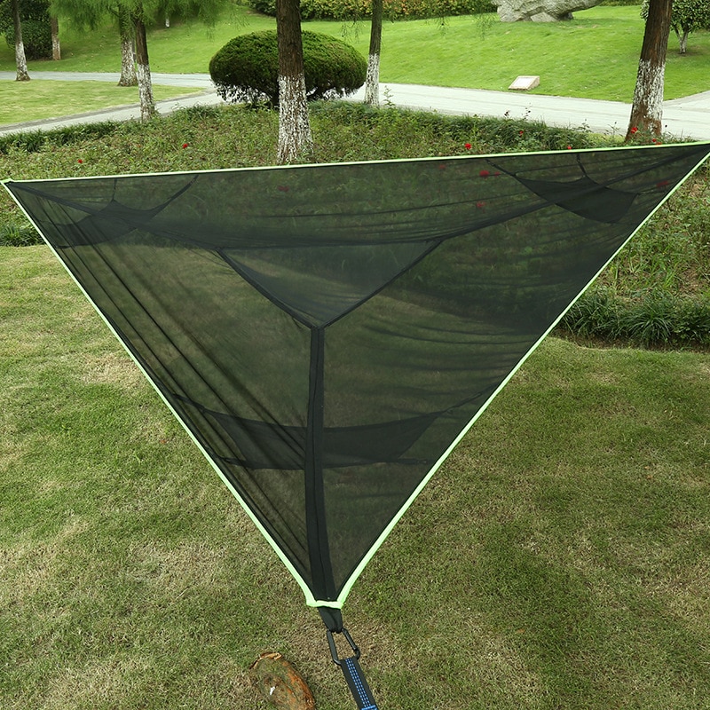 Cheap Goat Tents New Outdoor Ultralight Parachute Net Hammock With Mosquito Net Travel  Camping Portable Garden Hnaging Swing 2021 Tents 